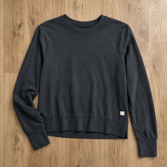 Vuori Tops - Vuori Daydream Crew Women Small Black Long Sleeve Performance Top VW133
